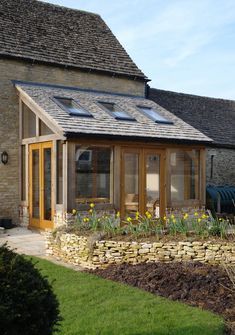 Small House Extensions, Oak Framed Extensions, Orangery Extension, Cottage Extension, Garden Room Extensions, Room Extensions, Sunroom Designs, Front Porch Design, Backyard Greenhouse