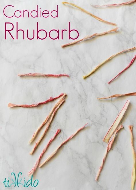 Candied Rhubarb, Roasted Rhubarb, Rhubarb Compote, Rhubarb Desserts, Rhubarb Recipes, Dehydrated Food, Canning And Preserving, Garden Recipes, Dehydrator Recipes