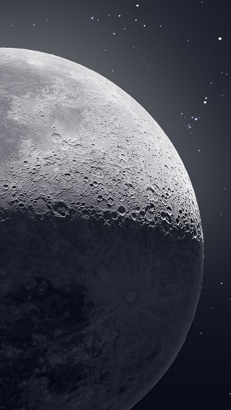 50,000 Photographs Combine to Form a Detailed Image of the Moon and Stars | Colossal Space Wallpaper Iphone Aesthetic, Atmospheric Photography, Mysterious Aesthetic, Cinema Aesthetic, Galaxy Artwork, Andrew Mccarthy, The Moon And The Stars, Moon Photo, Moon Images