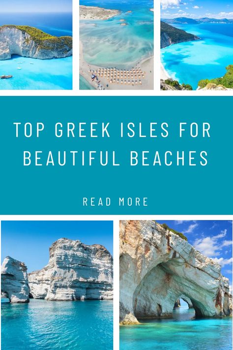 Top Greek Isles for Beautiful Beaches Greek Islands To Visit, Europe Travel Ideas, Best Greek Islands, Greek Beaches, Greek Isles, Adventure Travel Explore, Travel Trends, Wild Adventures, Sand Sea