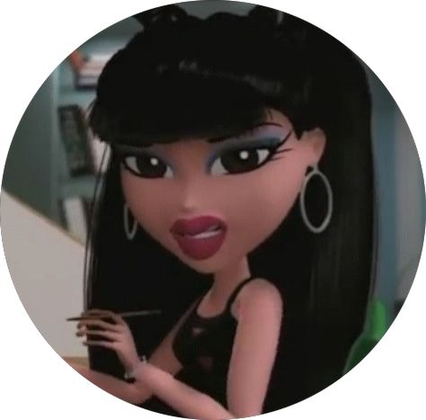 Bratz Jade Pfp, Jade Bratz Pfp, Bratz Icons Aesthetic Jade, Tumblr Profile, Jade Bratz, Bratz Jade, Las Bratz, Notion Inspo, Dark Icons