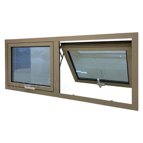 Champagne gold aluminum top hung awning window toilet ventilation Toilet Windows Ideas, Ventilator Window Design, Ventilation Design Ideas, Toilet Ventilation Window Design, Top Hung Window, Toilet Window Design, Window Ventilation Ideas, Toilet Window Ideas, Awning Window