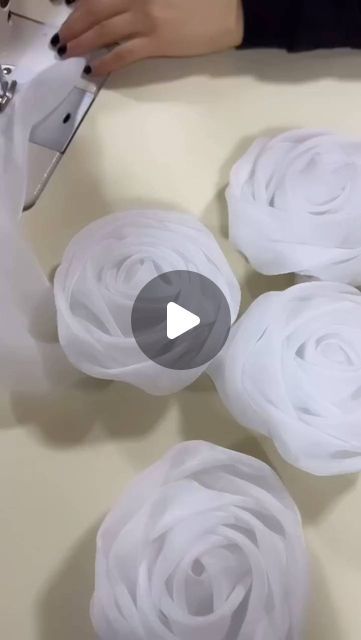 Fabric Flowers Diy For Dress, Fashion Designing Institute, Ribbon Paper, Natural Language Processing, Creative Tutorials, Tulle Flowers, Computer Vision, Fabric Flowers Diy, Diy Ribbon