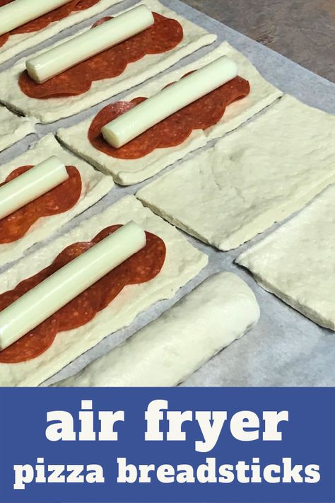 So-Easy Air Fryer Pizza Breadsticks - Chef Alli Pizza Breadsticks, Air Fryer Pizza, Air Fryer Recipes Snacks, Cooks Air Fryer, Air Fried Food, Air Fryer Oven Recipes, Air Fry Recipes, Easy Air Fryer, Air Fryer Dinner Recipes