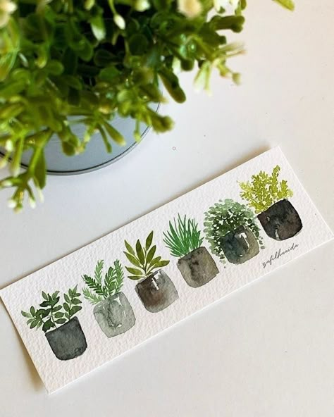 Aesthetic Cactus, Plants Aesthetic, Permaculture Design, Plants Cactus, Watercolor Plants, Aesthetic Green, 수채화 그림, Watercolor Art Lessons, Arte Sketchbook