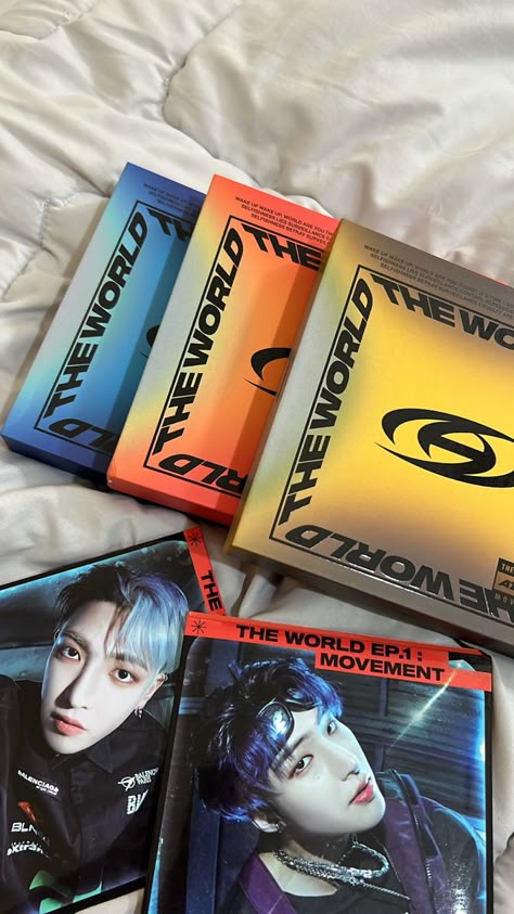 Ateez The World Movement Album Cover, Ateez Albums Aesthetic, Ateez Album Aesthetic, Ateez Album Cover, Ateez Merch, K Pop Albums, Dr Belongings, Better Cr Dr, K Pop Aesthetic