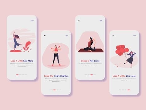 Weight Loss Fitness mobile app Splash Screen on Behance App Splash Screen Design, Splash Screen Ui Design, Splash Screen Design, App Splash Screen, Todo List App, Splash App, Creative App Design, App Wireframe, Application Ui Design