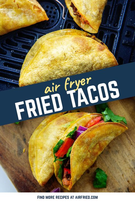 Tacos Dorados Air Fryer, Air Fryer Tacos, Panini Grill, Fried Tacos, Air Fried Food, Air Fryer Oven Recipes, Air Fry Recipes, Air Fryer Dinner Recipes, Air Fryers