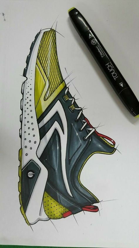 Shoe Sketch Design, Sneakers Design Sketches, Shoes Design Sketches, Shoes Sketching, Sketch Shoes, Shoe Sketch, Sneakers Sketch, Industrial Design Portfolio, Shoe Sketches