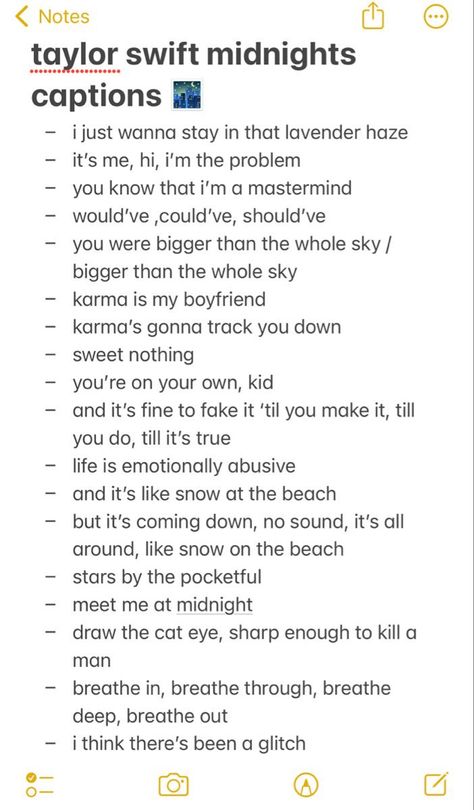 Caption For Midnight, Captions From Taylor Swift Songs, Taylor Swift Captions Instagram Midnight, Taylor Swift Instagram Captions Midnights, Taylor Swift Midnight Captions, Taylor Swift Lyrics Captions Midnights, Taylor Swift Midnights Captions, Swiftie Instagram Captions, Swiftie Instagram Bio