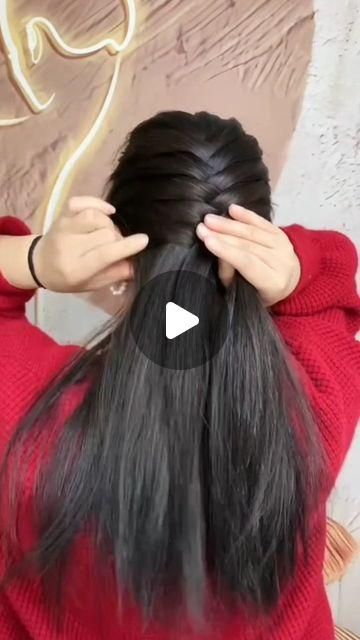 New Hair Style For Girls, Women Simple Hairstyle, Hảir Style For Girl, Front Hair Styles Easy For Saree, Fountain Hairstyle, New Model Hairstyle, Hair Styles For Long Dress, Baby Cut Hairstyle For Women, Long Hear Style