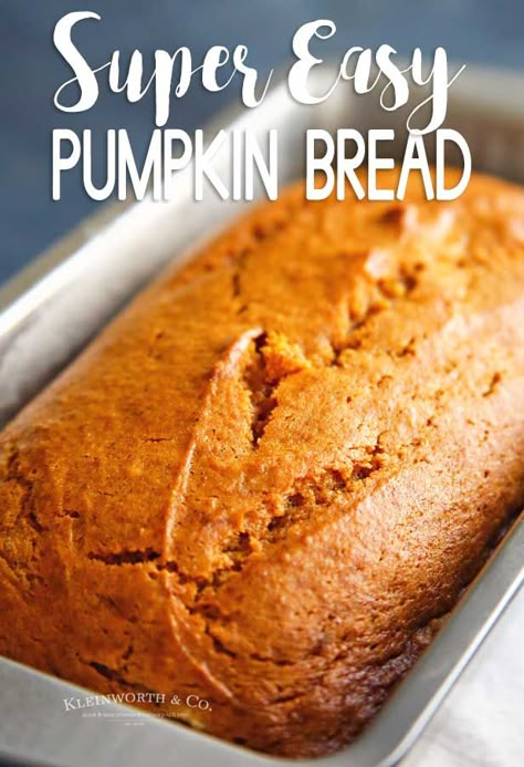 Pumpkin Bread Recipe Easy, Easy Pumpkin Bread, Best Pumpkin Bread Recipe, Best Pumpkin Bread, October Morning, Pumpkin Bread Easy, Moist Pumpkin Bread, Pumpkin Loaf, Pumpkin Pie Mix