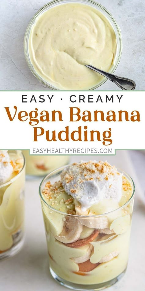 Cashew Pudding Vegan, Vegan Desserts With Coconut Milk, Vegan Vanilla Pudding Recipe, Light Vegan Desserts, Vegan Creamy Desserts, Quick Desserts Vegan, Vegan Dairy Free Gluten Free Recipes, Dairy Free Vanilla Pudding, Vegan Ambrosia Salad