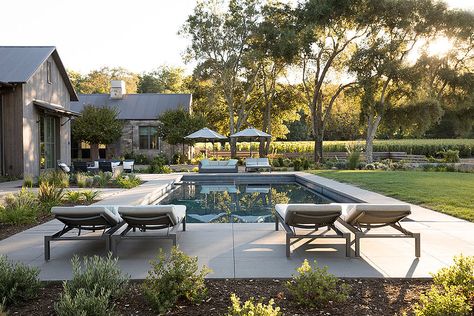 Country Pool, San Francisco Interiors, Rustic Homes, Backyard Plan, Pool Landscape Design, Country Retreat, Swimming Pools Backyard, Dream Backyard, Backyard Patio Designs