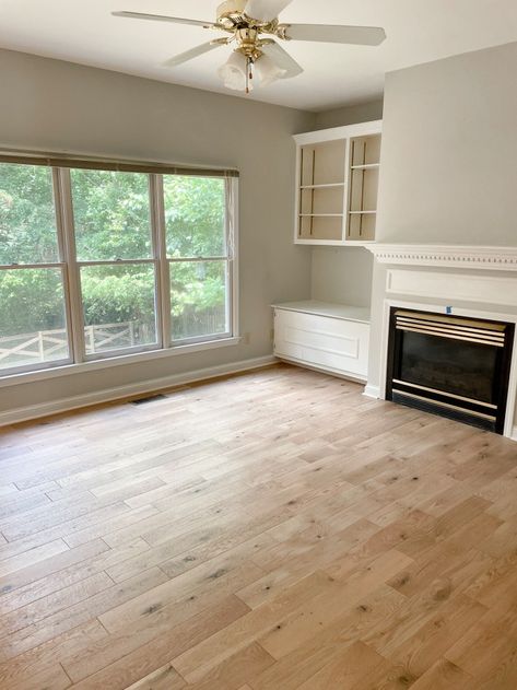 French Oak Wood Floors Review - Liz Pacini French Oak Hardwood Floors, Oak Floor Living Room, Malibu Wide Plank French Oak, Kitchen Renovation Cost, Oak Hardwood Floors, House Renos, French Oak Flooring, Oak Wood Floors, Renovation Costs