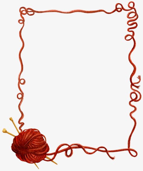 Yarn Quote, Yarn Heart, Knitting Humor, Sewing Cards, Border Png, Ball Of Yarn, Diy Bags Patterns, Wedding Crafts Diy, Borders For Paper