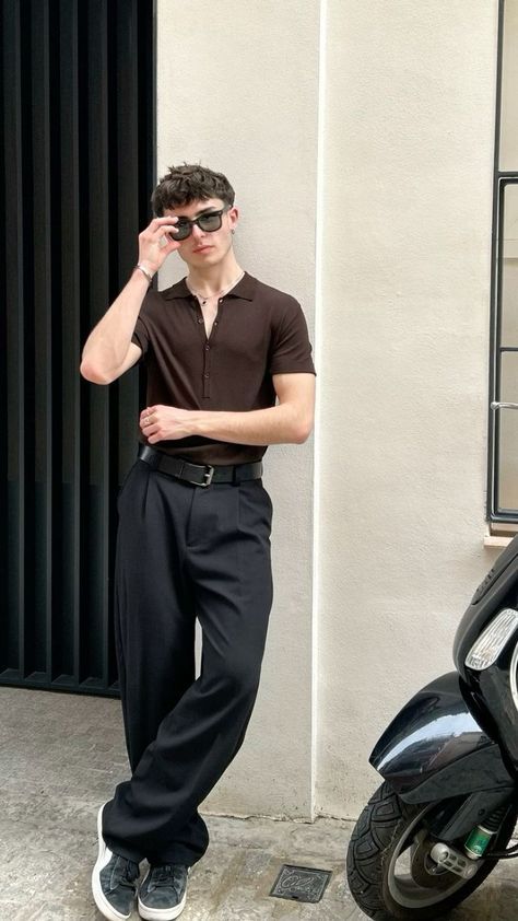 Ole Money Outfit Men, Italian Aesthetic Outfit, Office Outfit Men, Aesthetic Hombre, Office Old Money, Mens Smart Casual Outfits, Boyfriend Outfit, Old Money Fashion, Professional Outfit