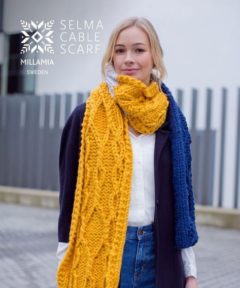 Chunky Knit Scarf Pattern