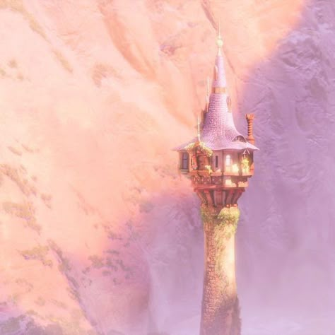 Rapunzel Pink Aesthetic, Rapunzel Tower Aesthetic, Pink Rapunzel Aesthetic, Tangled Phone Theme, Pink Disney Aesthetic, Rapunzel Icon, Disney Core, Tangled Aesthetic, Rapunzel Aesthetic