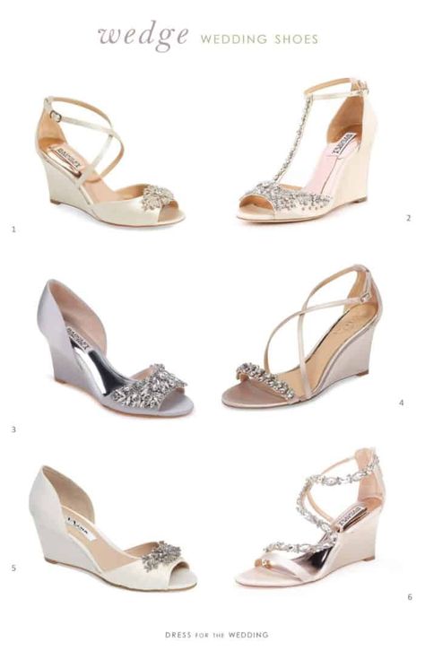 The best shoes for outdoor summer weddings ! Gorgeous wedge wedding shoes and sandals #weddingshoes #shoes #wedgeshoes #bridalshoes #weddingtips #weddingplanning Wedge Shoes For Wedding, Wedge Wedding Shoes Brides, Shoes For Bridesmaids, Wedge Sandals Outfit, Shoes For A Wedding, Outdoor Wedding Shoes, Sandals For Wedding, Bridal Shoes Wedges, Cowgirl Boots Wedding