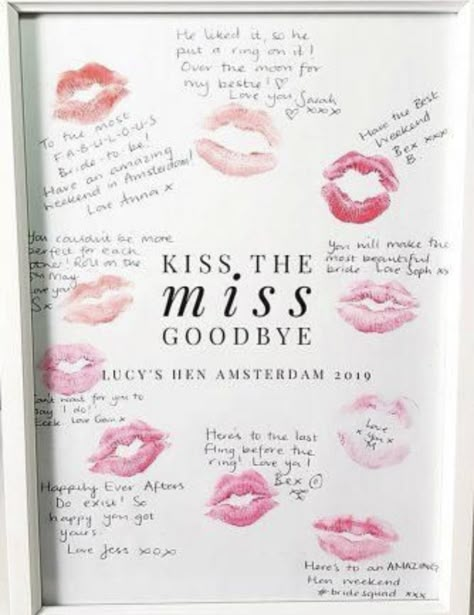 Kiss The Miss Goodbye, Bachelorette Diy, Bridal Shower Bachelorette Party Ideas, Bachelorette Planning, Bach Weekend, Bach Bash, Bridal Shower Inspo, Bachelorette Party Weekend, Gifts For The Bride