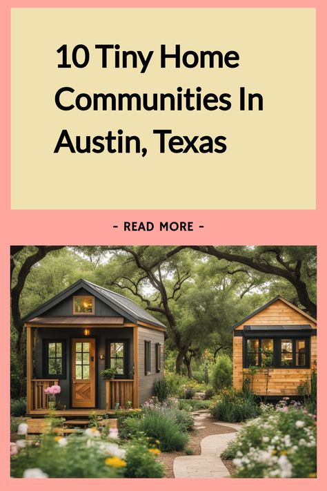 10 tiny home communities in Austin, Texas, with cozy homes surrounded by lush greenery and garden paths. Tiny House Mexican Style, Small Home Community, Tiny House Village Ideas, Tiny Home Community Ideas, Connecting Tiny Homes, Tiny Homes Community, Tiny House Compound, Tiny Home Communities, Tiny Home Community Layout