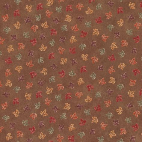 Hello Autumn MAS10735-A by Monique Jacobs for Maywood Studio Simple Fall Designs, Autumnal Quilt, Autumn Widgets, Macbook Setup, Brown Widget, Aesthetic Post Ideas, Autumn Patterns, Fall Backgrounds, Explore Aesthetic