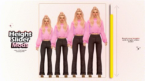 Sims 4 Cc Size Mod, Sims 4 Cc Mod Traits, Sims4 Hight Mod, Sims 5 Mods, Height Changer Sims 4, Sims 4 Cc Mods Height Slider, Height Mod Sims 4 Cc, Cool Sims 4 Mods, Sims 4 Cc Patreon Height Slider