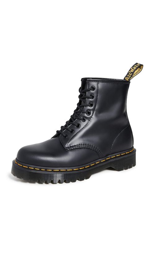 PRICES MAY VARY. PVC sole Slip-resistant AirWair sole, Contrast welt stitching, Pull tab at heel Lace-up closure Combat boots Casual These iconic Dr. Martens boots are a cult favorite for all counter-culture lovers out there. Made with the durability you trust, the signature 8 Eye Boots showcase the instantly recognizable contrast stitching and comfortable, slip-resistant AirWair soles. Cargo Boots, Lollapalooza Outfit, Heel Combat Boots, Doc Martens Boots, Dr Martens Boots, Platform Boots, Dr. Martens Boots, Lace Boots, Dr. Martens