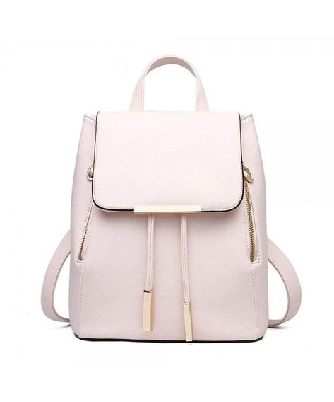 Women's Bags, Backpacks, Women Candy Color Pu Soft Leather Lovely Backpack Cute Schoolbag Shoulder Bag - Beige - CY127FO25NP   #Women #Fashion #Bags #Handbags #Style #Backpacks Tas Louis Vuitton, Leather Backpacks School, Leather School Bag, Cute Mini Backpacks, Cute Backpack, Mini Backpacks, College Bags, Women Leather Backpack, Girly Bags