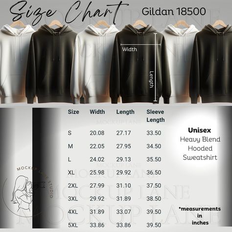 Guide Template, Hoodie Mockup, No Image, Gildan Hoodie, Hoodie Size Chart, Not Allowed, Size Charts, Mockup Design, Important Information