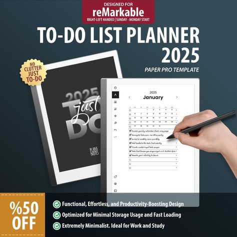 Productive Routine, E Ink Display, To Do List Planner, Do List Planner, Remarkable 2, To Do Planner, List Planner, Work Task, Sunday Monday Ipad Pro Pencil, Productive Routine, E Ink Display, Digital Planner For Ipad, To Do List Planner, Do List Planner, Remarkable 2, Planner For Ipad, To Do Planner