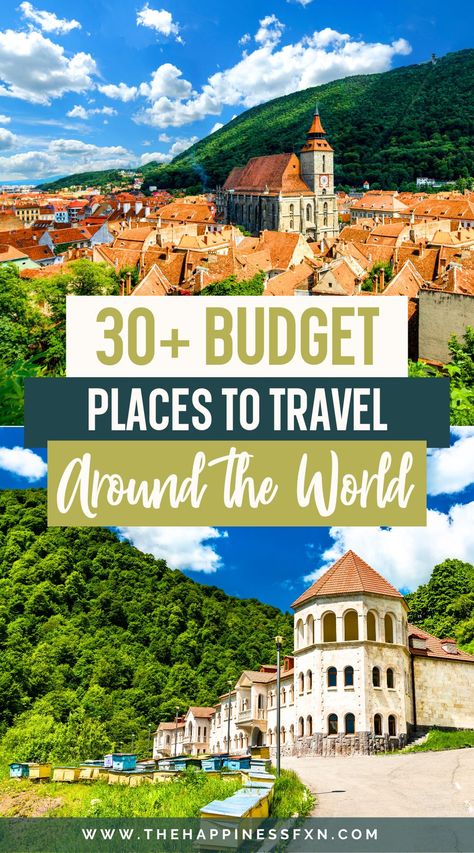 30+ Budget Places to Travel Around the World Unpopular Travel Destinations, Cheap Safe Places To Travel, May Travel Destinations, Cheap Europe Travel, Cheap Places To Travel In Europe, Cheap Travel Destinations Europe, How To Travel Cheap, Cheap Europe Destinations, Female Solo Travel Destinations