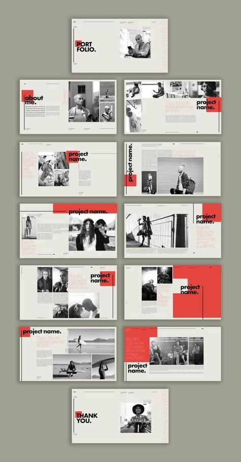 Design Portfolio Layout, Design De Configuration, Design Booklet, Layout Portfolio, Mises En Page Design Graphique, Graphic Design Portfolio Layout, Presentation Slides Design, Design Powerpoint, Presentation Design Layout