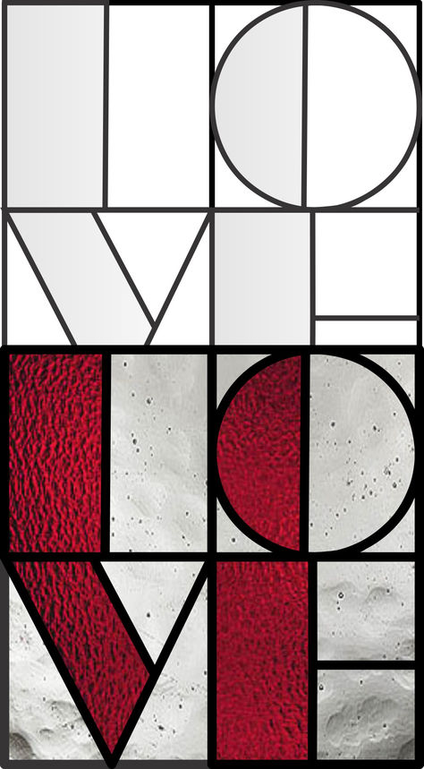 L O V E, simple suncatcher, word love, for stained glass, very easy stained glass. Free Stained Glass Patterns Printables Simple, Free Stained Glass Patterns Printables, Simple Stained Glass Patterns, Free Stained Glass Patterns, Logo Word, Love Simple, Stained Glass Pattern, Glass Inspiration, Glass Pattern