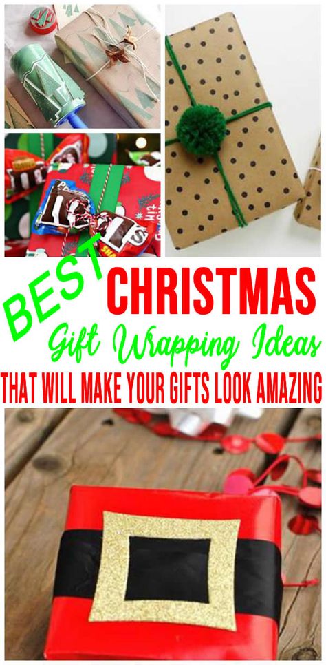 HO! HO! HO! Time to wrap those Christmas gifts! Here are some fun & easy DIY Christmas gift wrapping ideas! Christmas gift wrapping everyone will love. BEST Christmas gift wrapping for kids, teens, tweens & adults.Creative & unique gift wrapping ideas that are super cute and fun. Great DIY craft gift wrapping projects for the most AMAZING Christmas gifts to put under your tree. No need to spend a ton of money on wrapping presents - find budget friendly and cheap Christmas gift wrapping DIYs. Kids Secret Santa, Christmas Gift Wrapping Ideas, Amazing Christmas Gifts, Souvenir Jewelry, Teen Christmas Gifts, Easy Diy Christmas Gifts, Cheap Christmas Gifts, Gift Wrapping Ideas, Unique Gift Wrapping