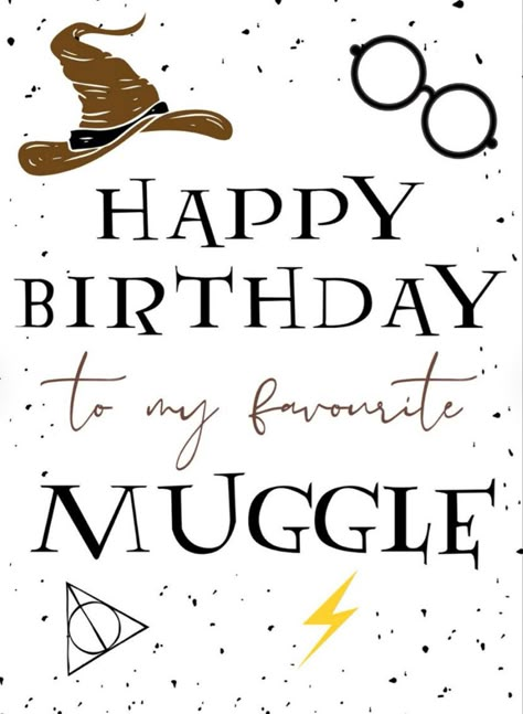 Happy Birthday Wife Quotes, Harry Potter Birthday Quotes, Harry Potter Birthday Cards, Harry Potter Gifts Diy, Happy Birthday Harry Potter, Dobby Harry, Birthday Quotes Bff, Harry Potter Cards, Cumpleaños Harry Potter