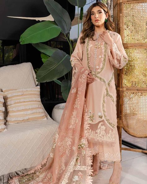 RESTOCK AVAILABLE FOR 2O HOURS ONLY ‼️ SAIRA SHAKIRA LAWN’24 by Crimson - PKR 16,900/- only♥️ 🚀Flat PKR 7500 shipping to USA, Australia & UK. 🛬Flat PKR 5,000 Shipping to Saudi Arabia (KSA) ✈️Free Shipping Across UAE 🛍️ Tap the link in bio to shop now! @laamofficial @laambasics @laam_kids @laam_couture @laam_modestwear @laamloves @lifeatlaam Luxury Pink Maxi Length Sharara, Pink Cutdana Maxi Length Sharara, Pink Maxi Sharara With Resham Embroidery, Pink Long Sleeve Embroidered Sharara, Luxury Semi-stitched Peach Sharara, Saira Shakira, Diamond Fashion Rings, Shakira, Fashion Rings