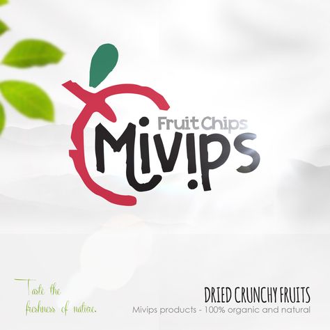 Dried fruit logo design Dried Fruit Logo, Fruit Logo Design Ideas Creative, Dried Fruit Packaging, Dehydrated Fruit Packaging Design, Sustainable Fruit Packaging, Fruit Logo Design, Fruit Chip, Fruit Logo, Dried Fruit