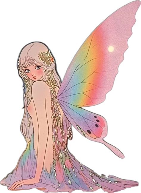 Fairy Wing Illustration, Fairy Aesthetic Art, Wing Illustration, Faerie Aesthetic, Pixie Art, Wings Sketch, Magical Girl Aesthetic, Mermaid Illustration, Bow Coquette