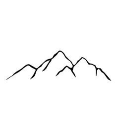 1000+ ideas about Mountain Tattoos on Pinterest | Tattoos and body ... Mountain Drawing Simple, Small Mountain Tattoo, Berg Tattoo, Tattoo Mountain, Henne Tattoo, Mountain Tattoos, Mountain Tattoo Simple, Tattoo Diy, Mountain Drawing