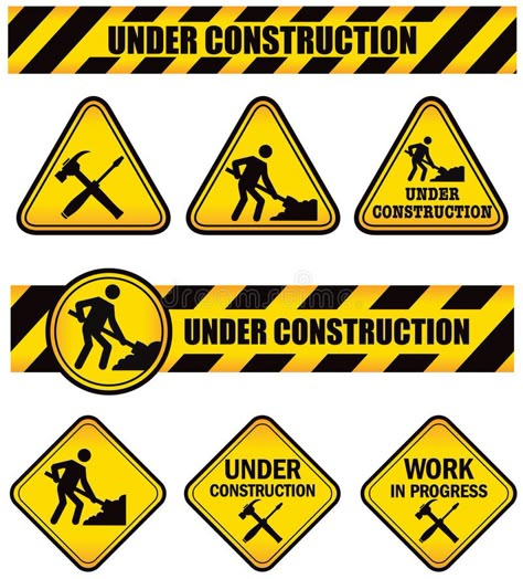 Construction Signs. A set of signs for under construction work in progress , #Sponsored, #set, #Signs, #Construction, #signs, #progress #ad Construction Printables Free, Construction Cake Topper Printable, Under Construction Cake, Work In Progress Sign, Construction Zone Signs, Construction Printables, Construction Dramatic Play, Construction Signage, Construction Symbols