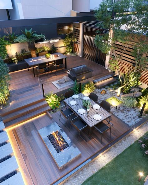 Patio Garden Ideas, Gazebo Decorations, Patio Layout, Rooftop Terrace Design, Outdoor Living Design, Patio Style, Modern Backyard, Terrace Design, Patio Decorating Ideas