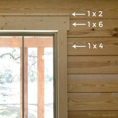 Farmhouse Trim Window, Window Trim Farmhouse, Farm House Trim, Simple Window Trim, Treatments For Sliding Glass Doors, Window Trim Ideas Interior, Door Trim Ideas, Windows Farmhouse, Farmhouse Window Trim