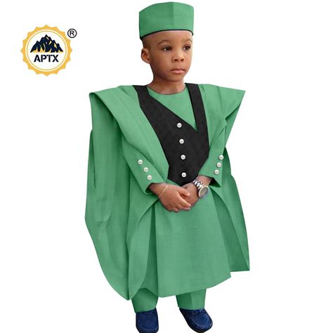 Agbada Styles For Kids, African Dresses For Kids Boys, African Kids Clothes, Agbada Design, Nigerian Men Fashion, African Wear Styles For Men, Latest African Men Fashion, African Shirts For Men, African Shirts