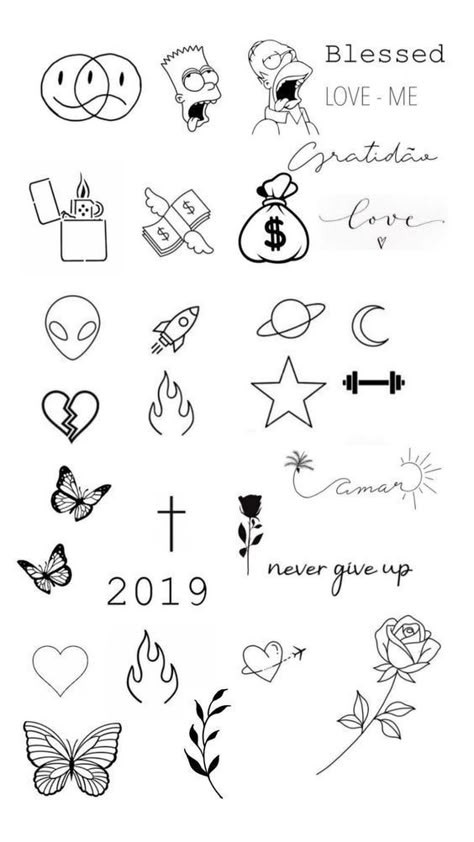 Art Pieces Tattoo, Small Quick Tattoos, Small Symbolic Tattoos, Tato Star, Tato Set, Couple Tato, 2 Inch Tattoo Ideas, Flash Tattoo Sleeve, Tato Flash