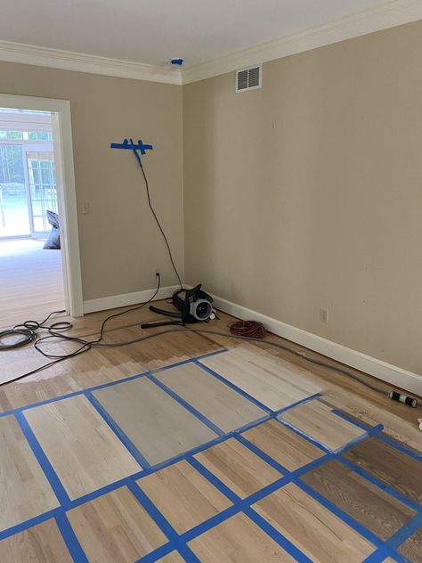 Hardwood And Laminate Together, Refinished Floors Hardwood, Old Oak Floors Refinished, Light Stained Hardwood Floors, Changing Hardwood Floor Color, Light White Oak Hardwood Floors, Restraining Hardwood Floors, Unstained Wood Floors, Restaining Oak Floors