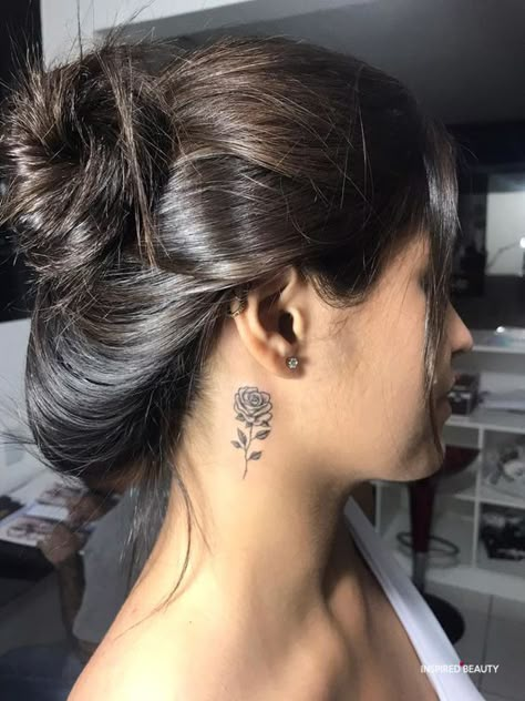 Little Rose Tattoos, Simple Tattoos For Women, Blue Rose Tattoos, Small Rose Tattoo, Tattoos For Women Half Sleeve, Neck Tattoo For Guys, Tattoo Feminina, Dot Work Tattoo, Tattoo Life