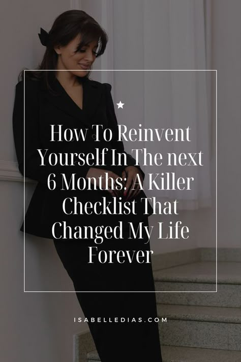 Life Reset Challenge: The Ultimate Checklist - Isabelle Dias Personal Development Activities, Reinventing Yourself, Life Reset, Next 6 Months, Change Yourself, Becoming Her, Reinvent Yourself, Self Care Bullet Journal, Personal Improvement