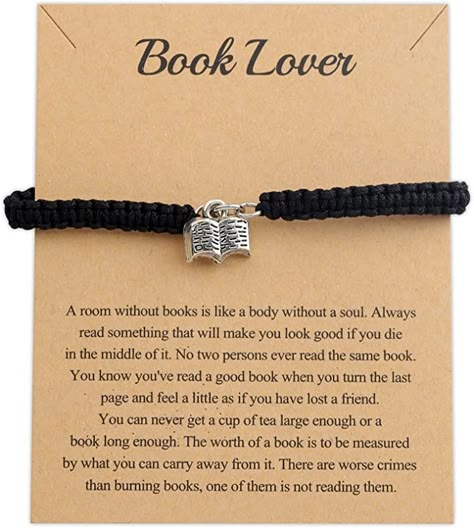 Amazon.com: Book Gifts Bookworm Gifts Book Lover Appreciation Gifts (book lover card) : Clothing, Shoes & Jewelry What To Give A Book Lover, Things To Buy Book Lovers, Christmas Gifts For Book Lovers, Book Themed Art, Gifts For A Book Lover, Romance Bookstore, Book Lovers Gifts Diy, Bookish Accessories, Book Birthday Gift